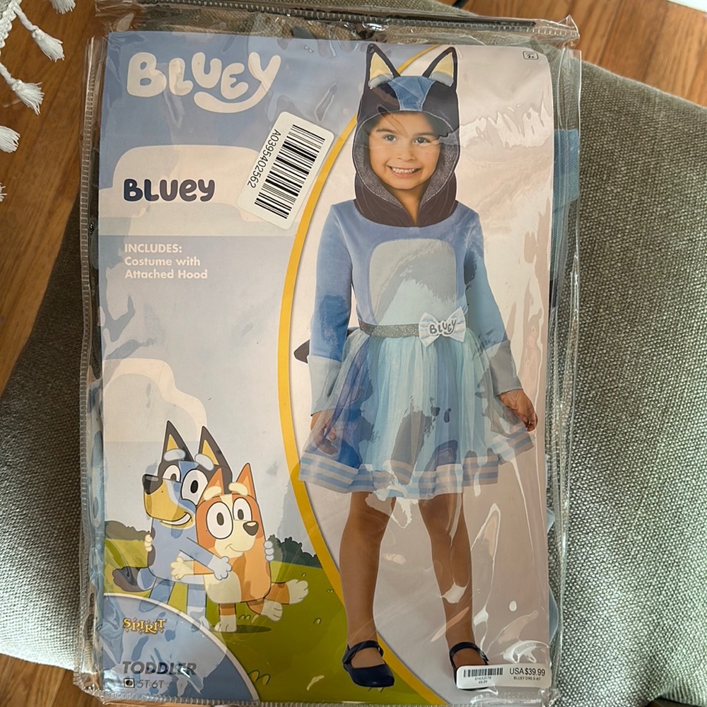 Spirit Halloween bluey costume